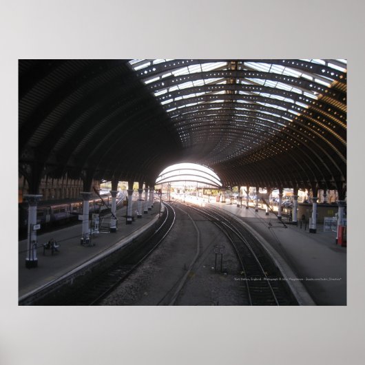 Bahnhof York, England - Poster (Vorne)