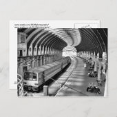 Bahnhof York Postkarte (Vorne/Hinten)