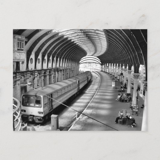 Bahnhof York Postkarte (Vorderseite)
