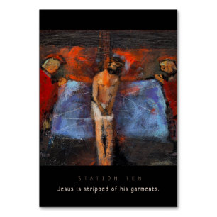 Bahnhof Zehn, Jesus entrissen, Gebetskarte Tischnummer