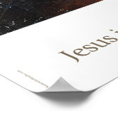 Bahnhof Zehn: Jesus ist von seinen Kleidungsstücke Poster (Ecke)