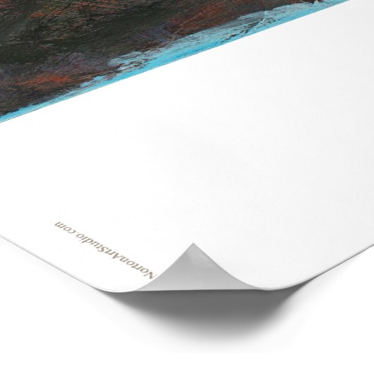 Bahnhof Zwölf: Jesus stirbt. Poster (Ecke)