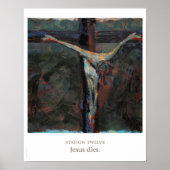 Bahnhof Zwölf: Jesus stirbt. Poster (Vorne)