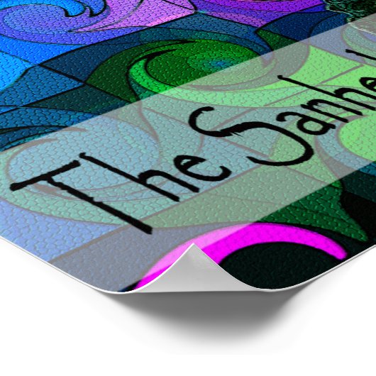 Bahnhöfe des Kreuzes 3 Poster (Ecke)