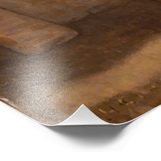 Bahnhöfe des Kreuzes 5 Simon tragen das Kreuz Fotodruck (Ecke)