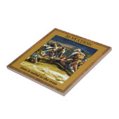 Bahnhöfe des Kreuzes Nr. 11 des 15. Jesus nagelte Fliese (Seite)