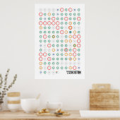 Bahnhöfe und Linien: Boston (Licht) Poster (Küche)
