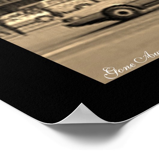 Bahnhofplakat Poster (Ecke)