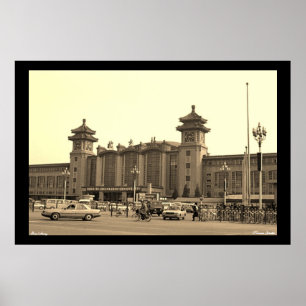 Bahnhofplakat Poster