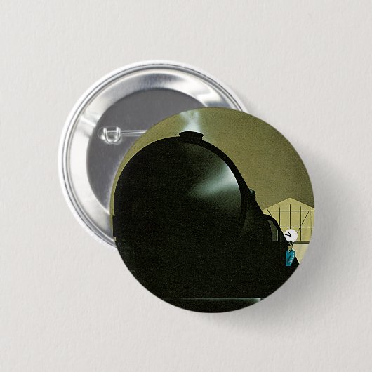 Bahnhofposter Button (Vorne & Hinten)