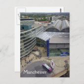 Bahnhofsanflug Postkarte (Vorne/Hinten)