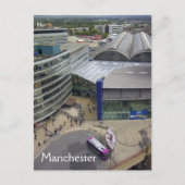 Bahnhofsanflug Postkarte (Vorderseite)