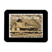 Bahnhofssepia Wagon Wheel Gap Magnet (Horizontal)