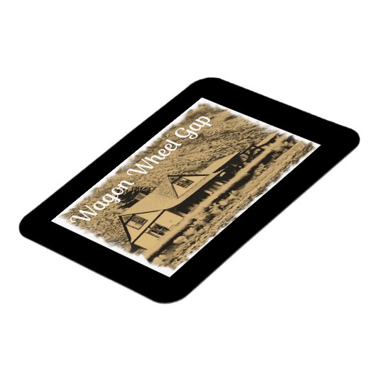 Bahnhofssepia Wagon Wheel Gap Magnet (Linke Seite)