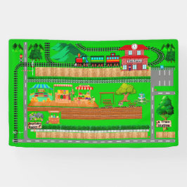 Bahnhofstrassen für Personenkraftwagen 2 1/2' x 4' Banner