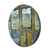 Bahnlandschaft (von Eric Ravilious) Dartscheibe (Vorderseite rechts)