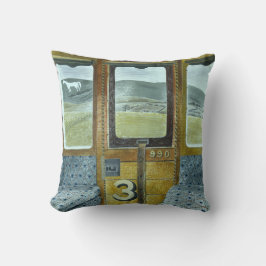 Bahnlandschaft (von Eric Ravilious) Kissen