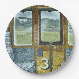 Bahnlandschaft (von Eric Ravilious) Pappteller
