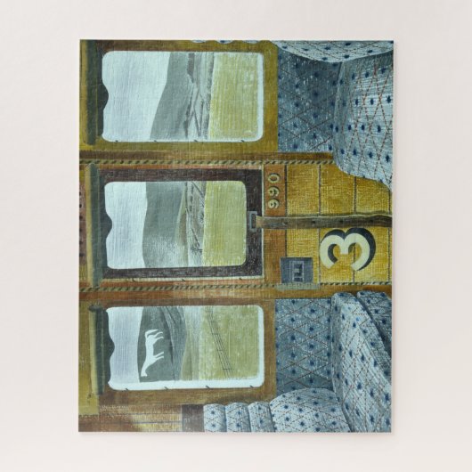 Bahnlandschaft (von Eric Ravilious) Puzzle (Vertikal)