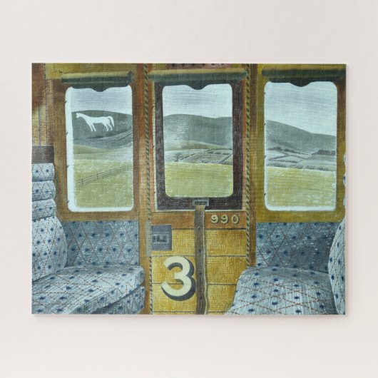 Bahnlandschaft (von Eric Ravilious) Puzzle (Horizontal)