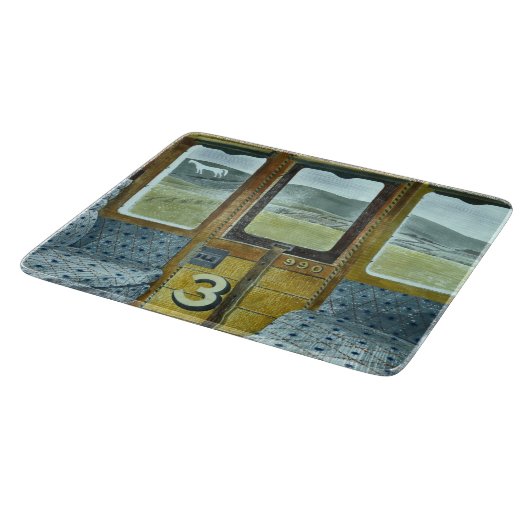 Bahnlandschaft (von Eric Ravilious) Schneidebrett (Ecke)