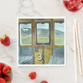 Bahnlandschaft (von Eric Ravilious) Serviette (Beispiel)