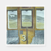 Bahnlandschaft (von Eric Ravilious) Serviette (Vorderseite)