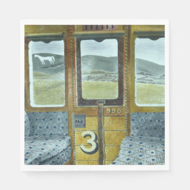 Bahnlandschaft (von Eric Ravilious) Serviette