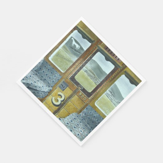 Bahnlandschaft (von Eric Ravilious) Serviette (Ecke)