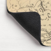 Bahnplan von Maine Mousepad (Ecke)