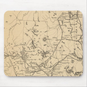 Bahnplan von Maine Mousepad