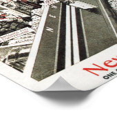 Bahnpost an der New Yorker Zentralbahn 1943 Poster (Ecke)