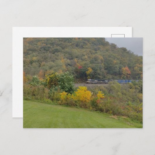 Bahnpostkarte Postkarte (Vorne/Hinten)