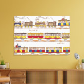 Bahnreise 1845 leinwanddruck (Insitu (Wohnzimmer))
