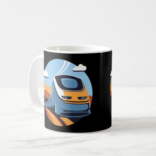 Bahnreise Kaffeetasse (Vorderseite Links)
