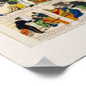 Bahnreisen, c.1850 poster (Ecke)