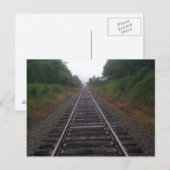 Bahnreisende Postkarte (Vorne/Hinten)