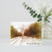 Bahnspur Postkarte (Stehend Vorderseite)