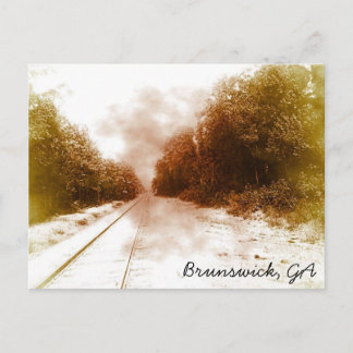 Bahnspur Postkarte