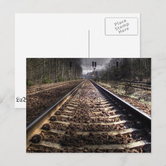Bahnspur Postkarte (Vorne/Hinten)