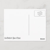 Bahnspur Postkarte (Rückseite)