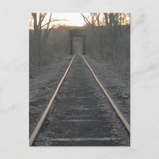 Bahnspuren Postkarte (Vorderseite)
