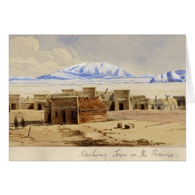Bahnstadt auf dem Grasland (Vorderseite (Horizontal))