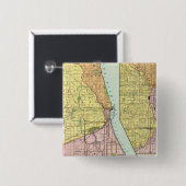 Bahnstation Chicago Button (Vorne & Hinten)