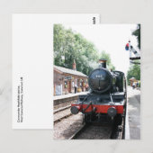 Bahnstation Crowcombe Heathfield, WS Bahn Postkarte (Vorne/Hinten)
