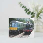 Bahnstation Crowcombe Heathfield, WS Bahn Postkarte (Stehend Vorderseite)