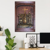 Bahnstation des Kreuzes Poster (Heimbüro)