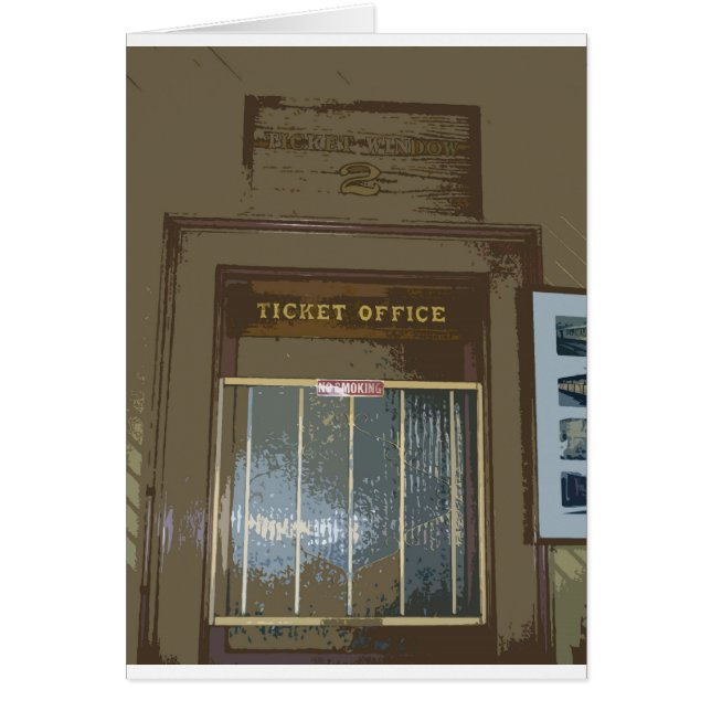 Bahnstation-Fahrkartenschalter (Vorne)