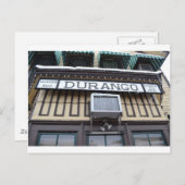 Bahnstation in Durango, Colorado Postkarte (Vorne/Hinten)