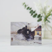 Bahnstation Nordfreiheit - Postkarte (Stehend Vorderseite)